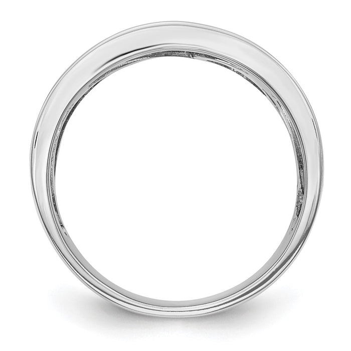 Buy Stylish 14K White Gold Full Diamond Eternity Band - 1 Carat, Affordable Luxury-2