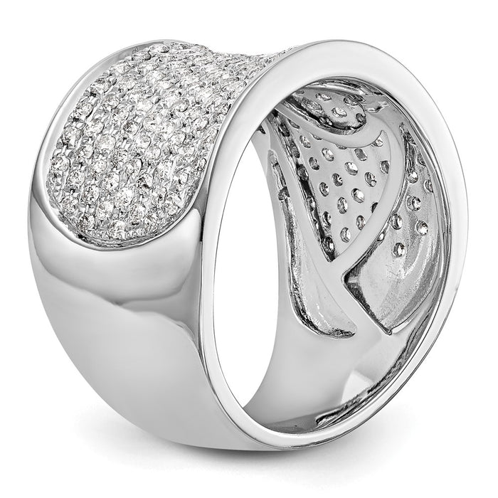 Buy Stylish 14K White Gold Full Diamond Eternity Band - 1 Carat, Affordable Luxury-6