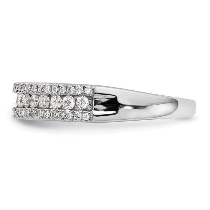 Buy Exclusive 14K White Gold 1/2 Carat Diamond Eternity Band - Stylish Luxury-3