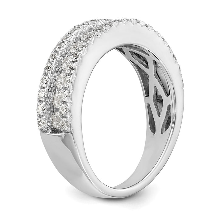 High-Quality 1 Carat Complete Diamond Band in 14K White Gold | Stylish Value-6
