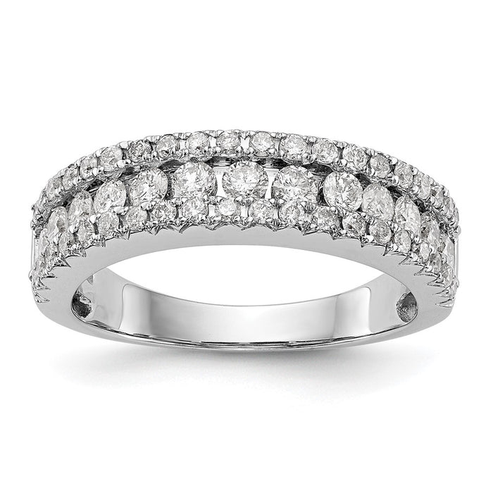 High-Quality 1 Carat Complete Diamond Band in 14K White Gold | Stylish Value-1