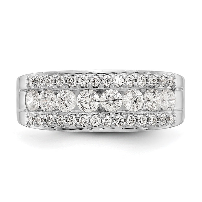 Buy Stylish 14K White Gold 7/8 Carat Diamond Eternity Band - Luxury Value-4