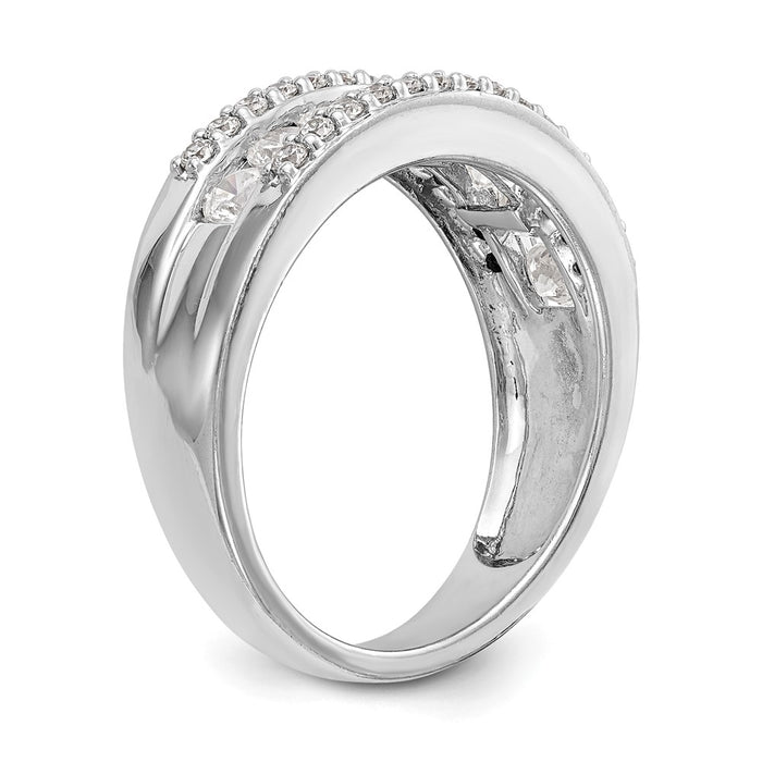 Buy Stylish 14K White Gold 7/8 Carat Diamond Eternity Band - Luxury Value-6