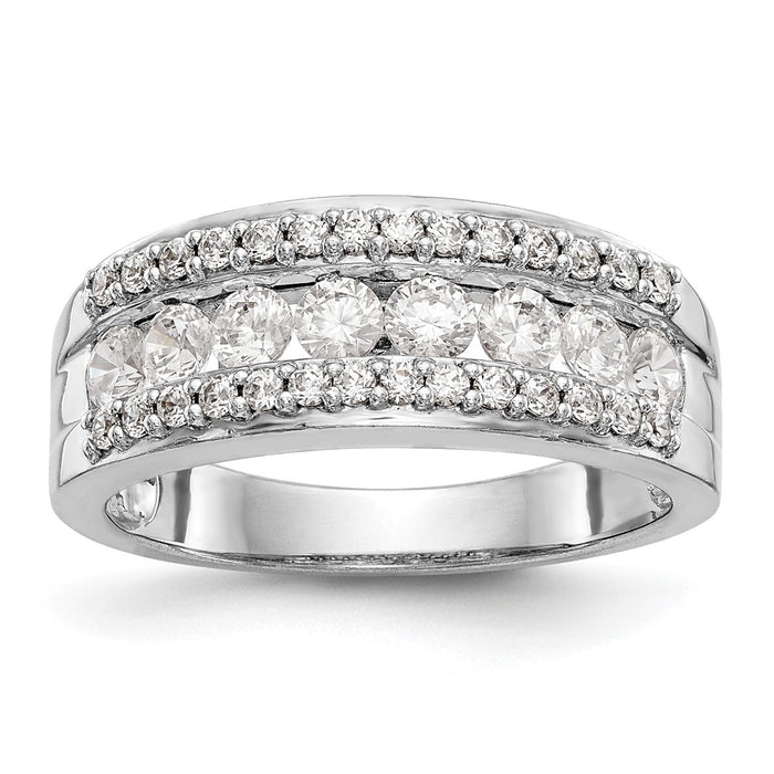 Buy Stylish 14K White Gold 7/8 Carat Diamond Eternity Band - Luxury Value-1