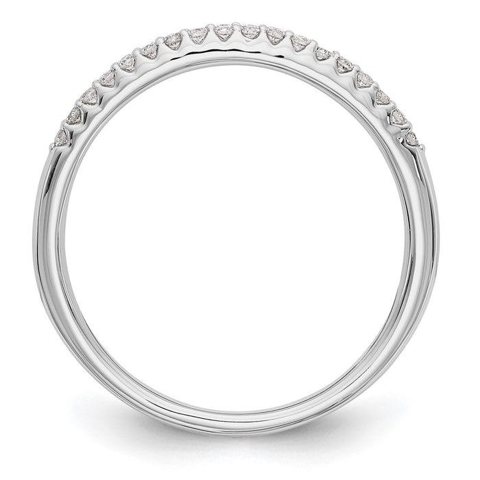 Buy Exclusive 14K White Gold Wedding Band Set with 1/8 Carat Diamonds - Stylish Value-2