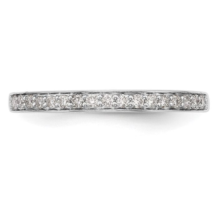 Buy Exclusive 14K White Gold Wedding Band Set with 1/8 Carat Diamonds - Stylish Value-4