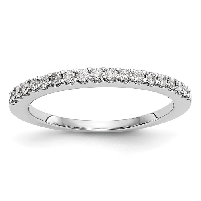 Buy Exclusive 14K White Gold Wedding Band Set with 1/3 Carat Diamonds - Stylish Value-1