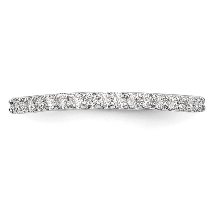 Buy Stylish 14K White Gold Wedding Band Set with 1/5 Carat Diamonds - Value!-4