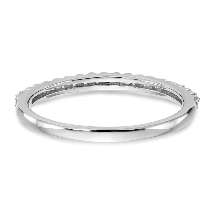 Buy Stylish 14K White Gold Wedding Band Set with 1/5 Carat Diamonds - Value!-5