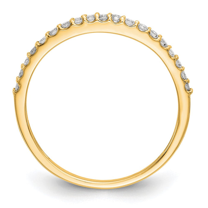 High-Quality 14K Yellow Gold Diamond Ring - Stylish & Affordable Luxury!-2