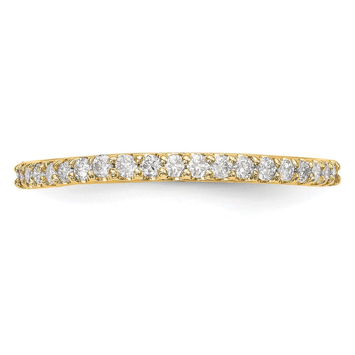 High-Quality 14K Yellow Gold Diamond Ring - Stylish & Affordable Luxury!-4