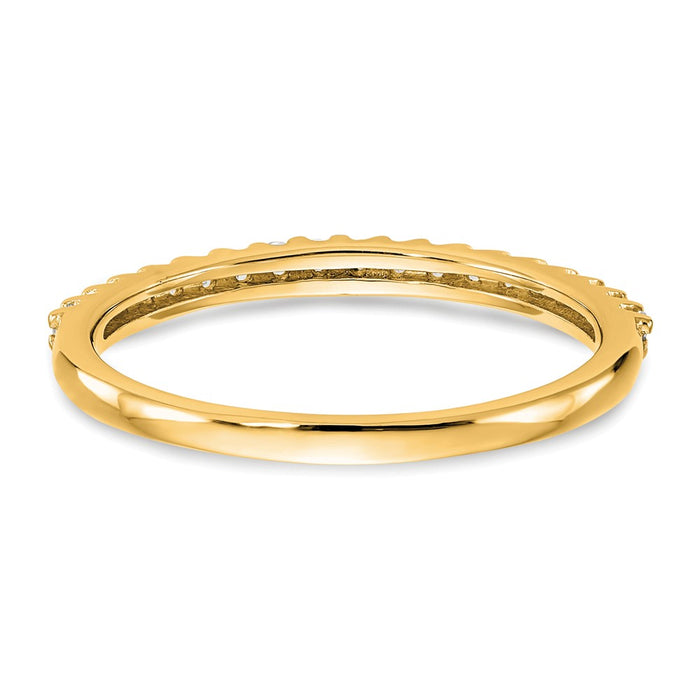 High-Quality 14K Yellow Gold Diamond Ring - Stylish & Affordable Luxury!-5