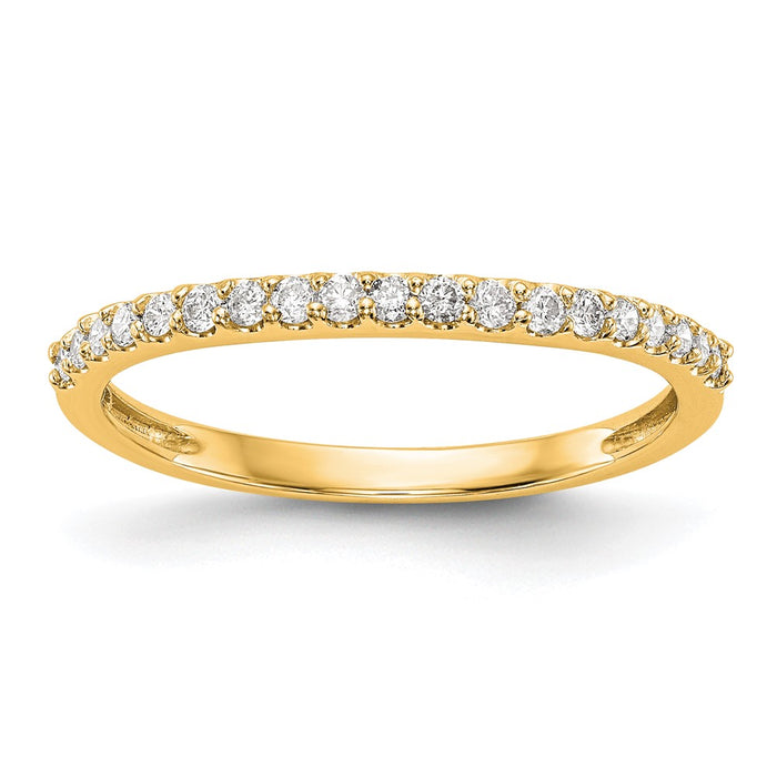 High-Quality 14K Yellow Gold Diamond Ring - Stylish & Affordable Luxury!-1