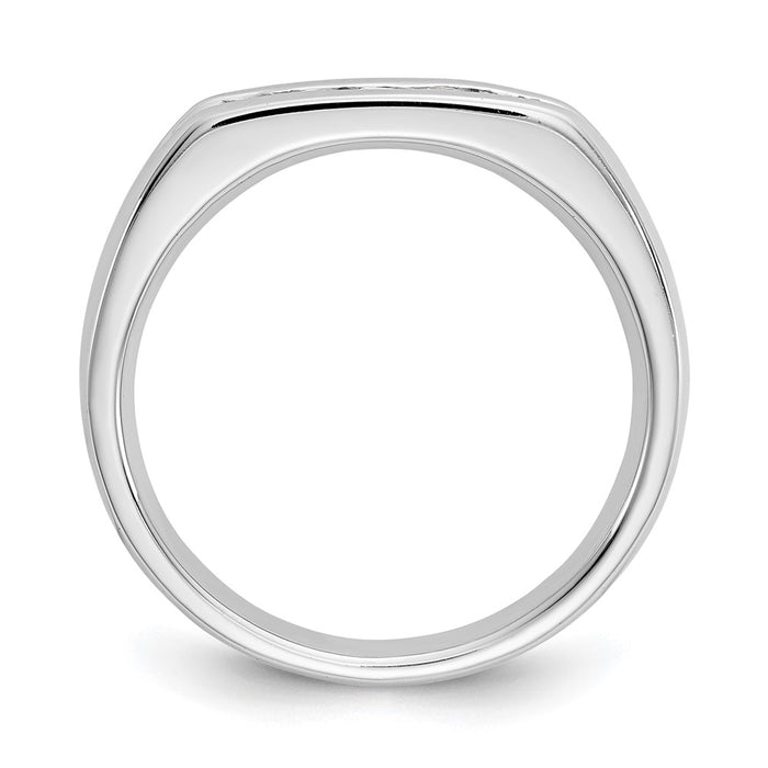 Buy Exclusive 14K White Gold Open Channel Band for 5-Stone Setting - Stylish!-3