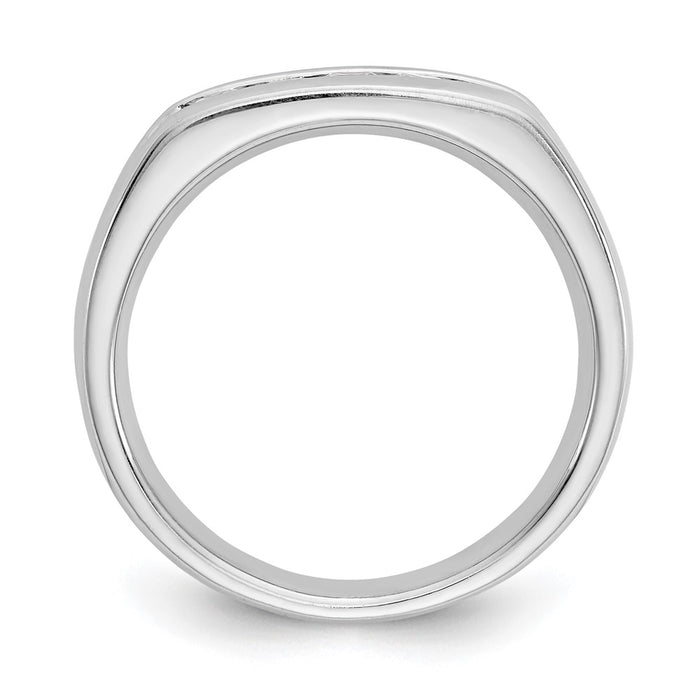 Buy Stylish 14K White Gold Band Mounting for 5-Stone Setting - 2.5mm-3