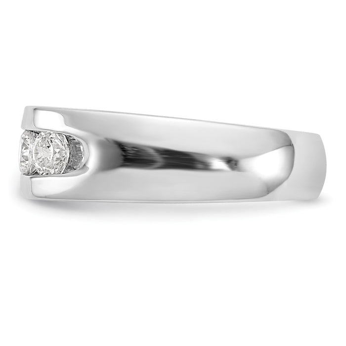 Buy Stylish 14K White Gold 5-Stone Diamond Band - 1 Carat Total Weight-3