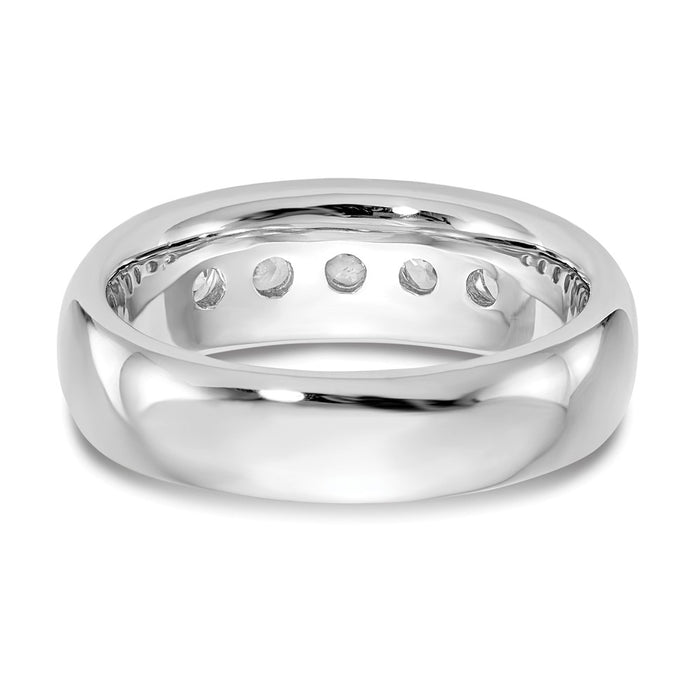 Buy Exclusive 14K White Gold 5-Stone Diamond Band - 3/4 Carat, Stylish Value-5