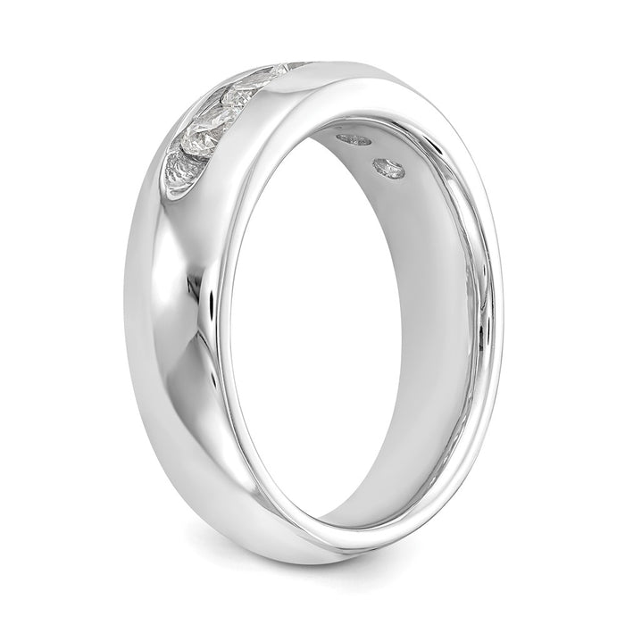 Buy Exclusive 14K White Gold 5-Stone Diamond Band - 3/4 Carat, Stylish Value-6