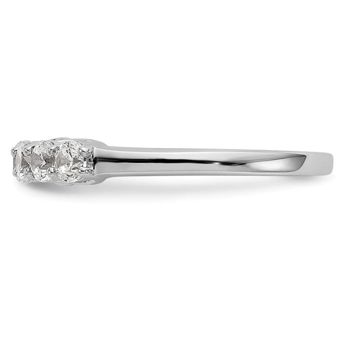 Buy Exclusive 14K White Gold 5-Stone Diamond Band Setting - Stylish & Affordable!-4