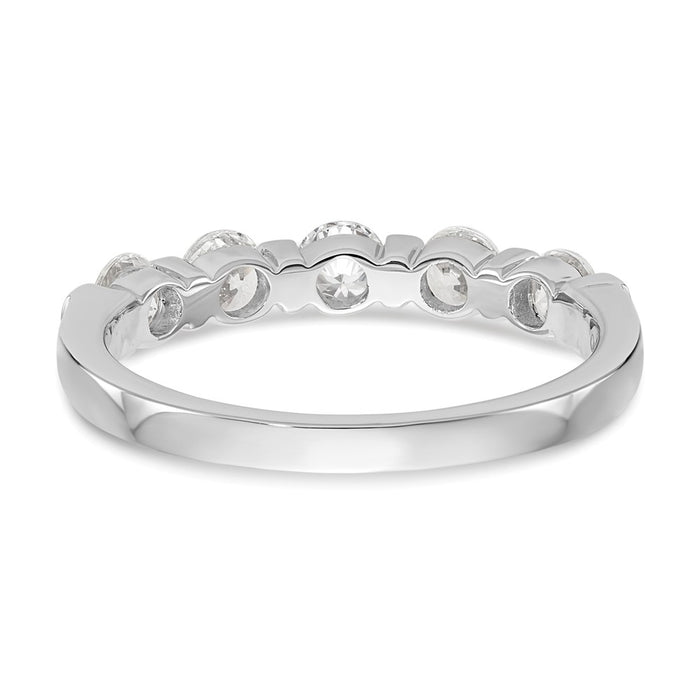 Buy Exclusive 14K White Gold 5-Stone Diamond Band Mounting - Stylish & Affordable-5