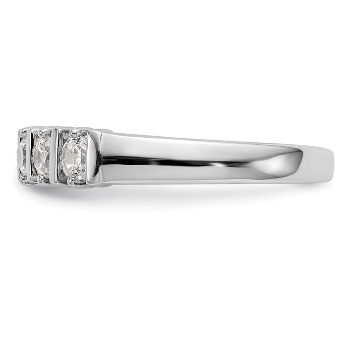 Buy Exclusive 14K White Gold 5-Stone Diamond Band Setting - Stylish & Affordable!-3