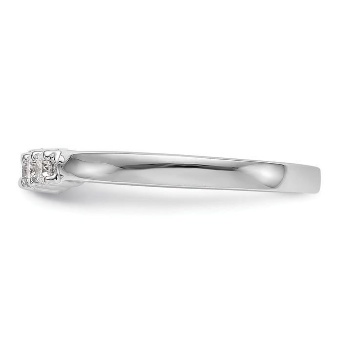 Buy Exclusive 14K White Gold 5-Stone Diamond Band - 1/3 Carat Luxury Value-3