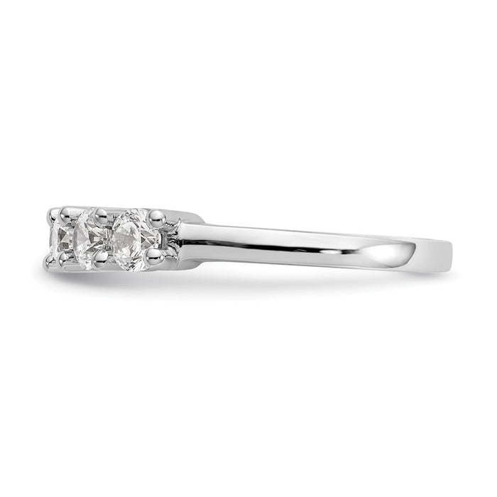 High-Quality 14K White Gold 1.4 Carat Diamond Band - Stylish 7-Stone Setting-3
