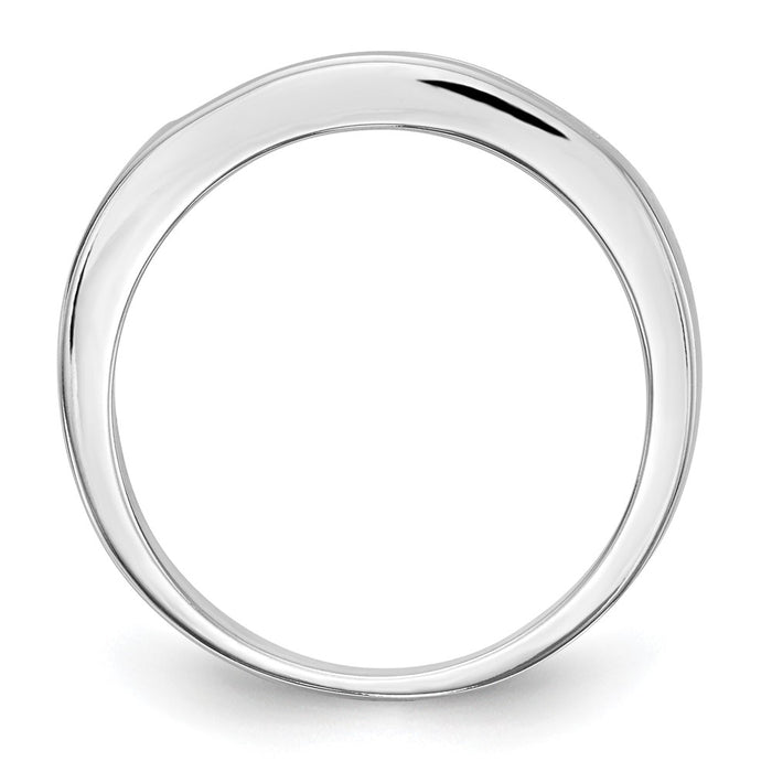 Buy 14K White Gold Channel Band - 7-Stone Setting, Stylish & Affordable!-2