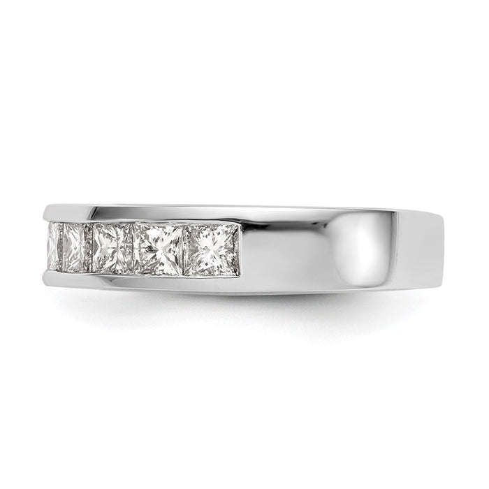 Buy Stylish 14K White Gold 7-Stone Diamond Band - 1 Carat Luxury Design-3