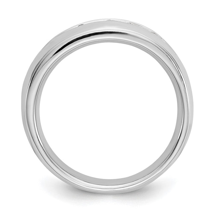 Buy 14K White Gold Channel Band for 7-Stone Setting - Stylish & Affordable-3