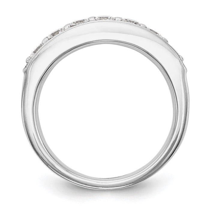 Buy Exclusive 14K White Gold Channel Band for 7 x 2.9mm Stones - Stylish Value!-2