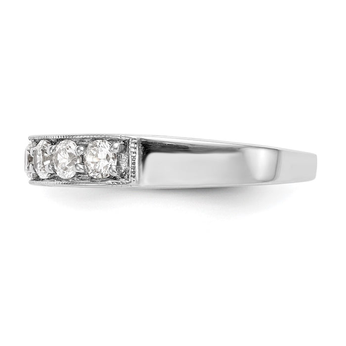 Buy Exclusive 14K White Gold Channel Band for 7 x 2.9mm Stones - Stylish Value!-3