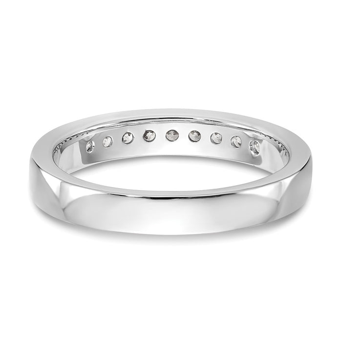 Exclusive Platinum Channel Band Mounting for 9 x 1.9mm Stones - Stylish Value!-5