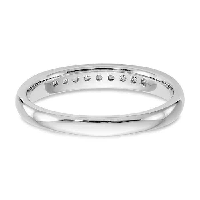 Buy Exclusive 14K White Gold Diamond Band | 9-Stone, 1/8 Carat, Stylish Value-5