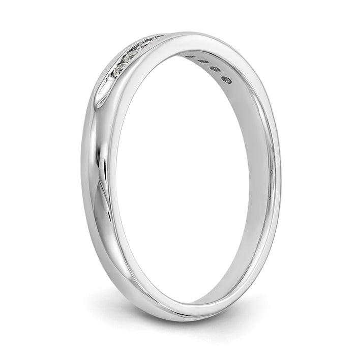 Buy Exclusive 14K White Gold Diamond Band | 9-Stone, 1/8 Carat, Stylish Value-6