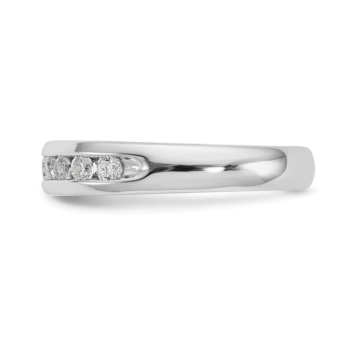 Buy Exclusive 14K White Gold 9-Stone Diamond Band - 3/8 Carat, Stylish Value!-3