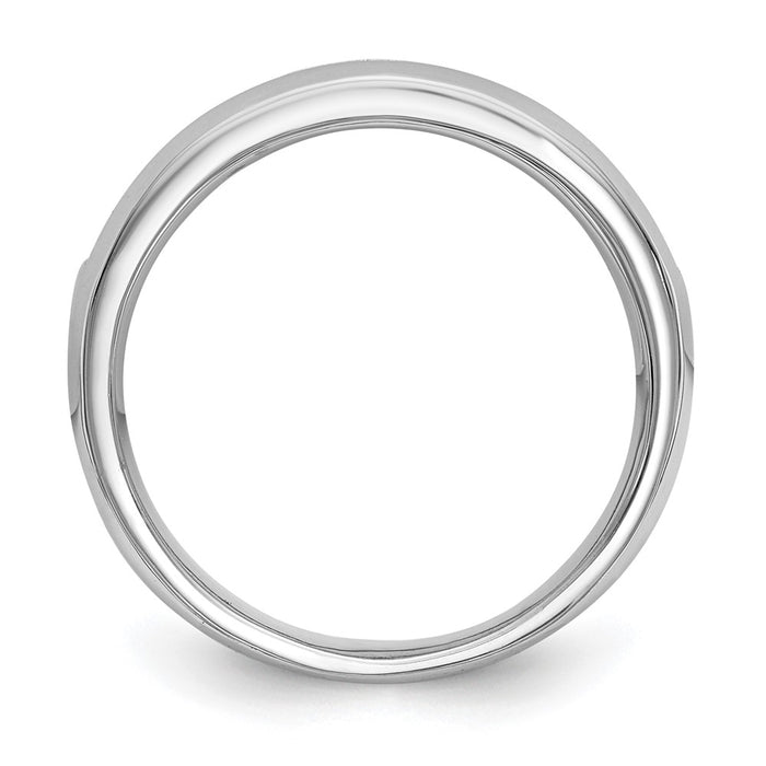 Exclusive 14K White Gold 1 Carat Round Diamond Band - Stylish 9-Stone Channel Set-2