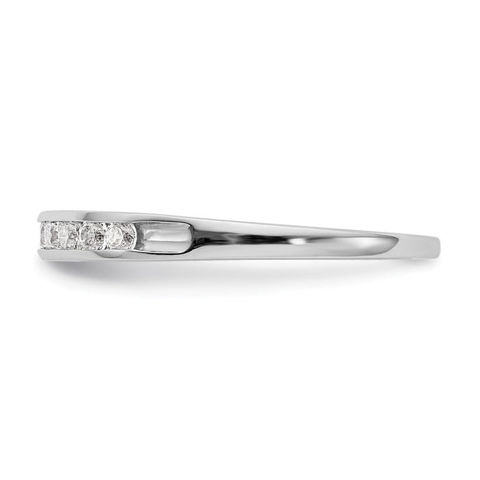 Buy Exclusive 14K White Gold Diamond Channel Band - 1/3 Carat, Stylish Design-3