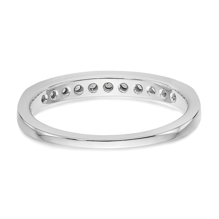 Buy Exclusive 14K White Gold Diamond Channel Band - 1/3 Carat, Stylish Design-5