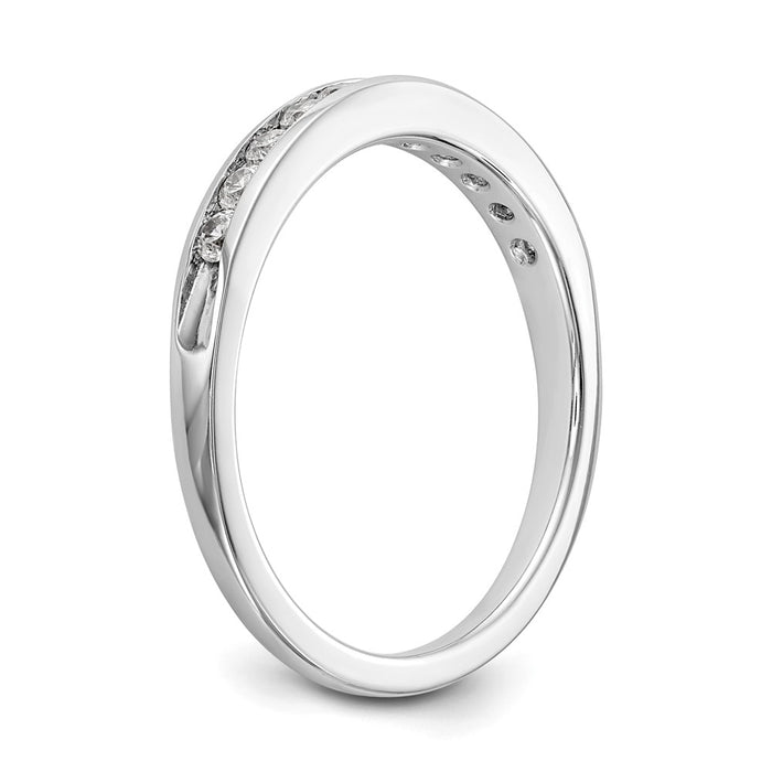 Buy Exclusive 14K White Gold Diamond Channel Band - 1/3 Carat, Stylish Design-6