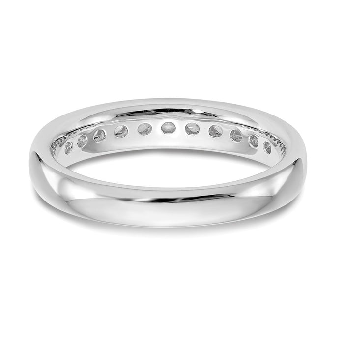 High-Quality 14K White Gold 11-Stone Diamond Band | Stylish 1/4 Carat Value-5