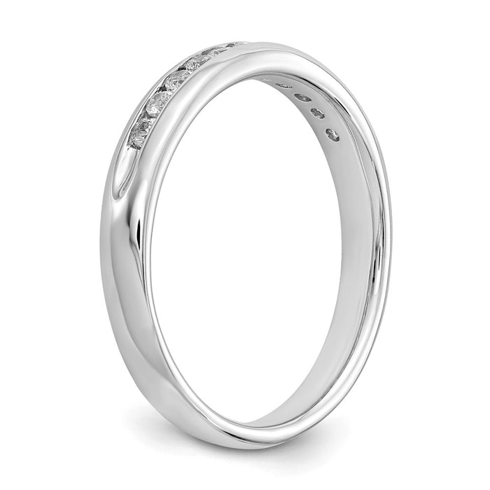 High-Quality 14K White Gold 11-Stone Diamond Band | Stylish 1/4 Carat Value-6