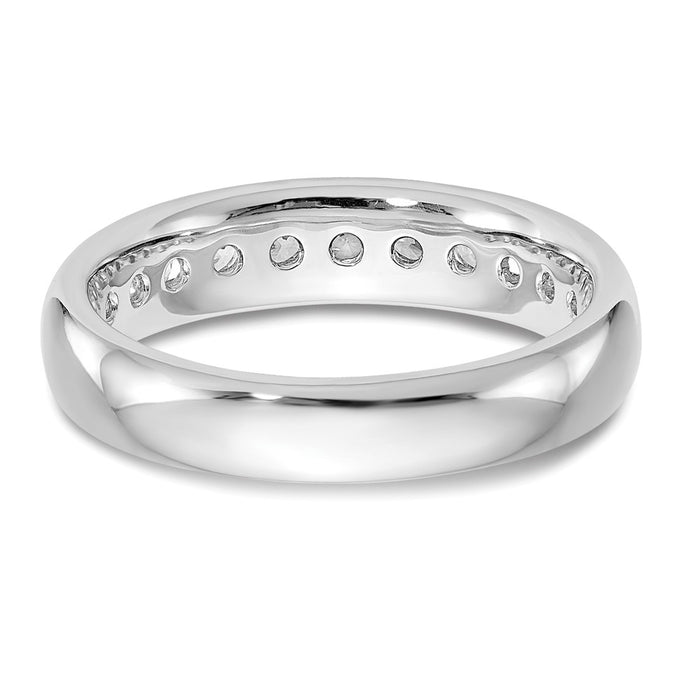 Buy 14K White Gold Channel Band Mounting for 11 Stones - Stylish & Affordable-5