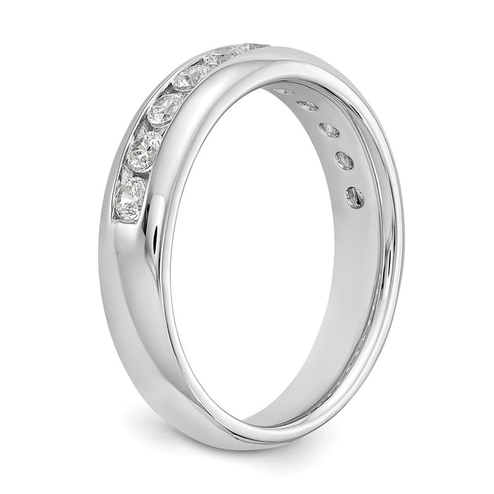 Buy 14K White Gold Channel Band Mounting for 11 Stones - Stylish & Affordable-6