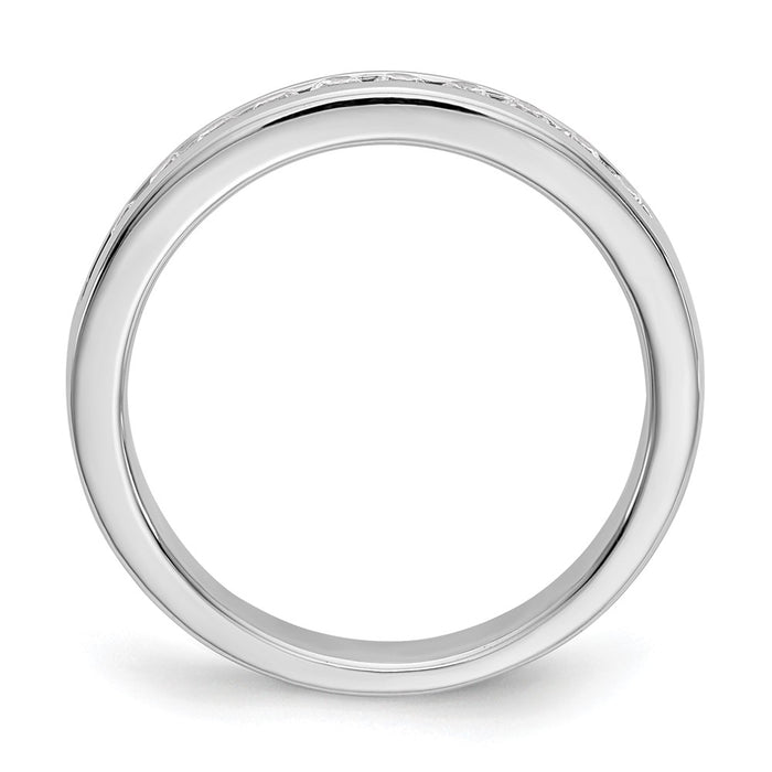 Exclusive Platinum Channel Band Mounting for 11 Stones | Stylish 2.9mm Design-2