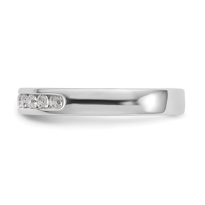 Exclusive Platinum Channel Band Mounting for 11 Stones | Stylish 2.9mm Design-3