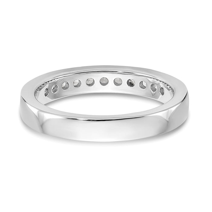 Exclusive Platinum Channel Band Mounting for 11 Stones | Stylish 2.9mm Design-5