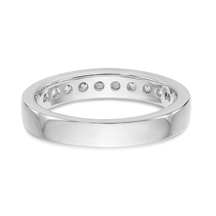Buy Exclusive Platinum 11-Stone 1/2 Carat Round Diamond Band - Stylish Value-5
