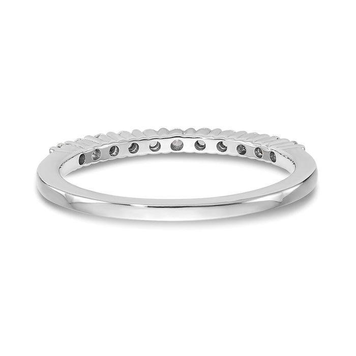High-Quality 11-Stone Platinum Wedding Band Setting for 1.6mm Stones-5