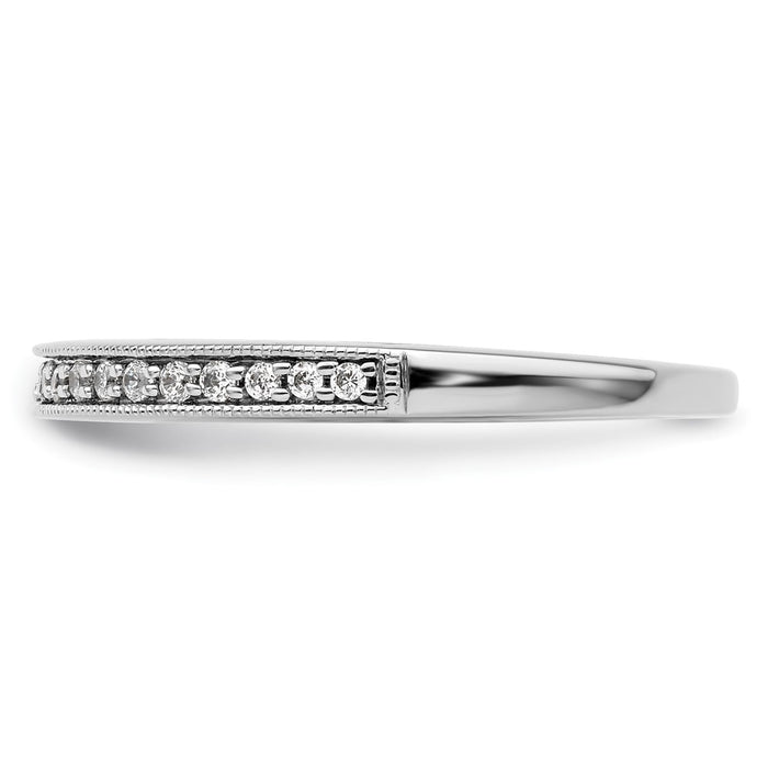 Buy Exclusive 14K White Gold Eternity Wedding Band - 1/6 Carat Diamond Value-4